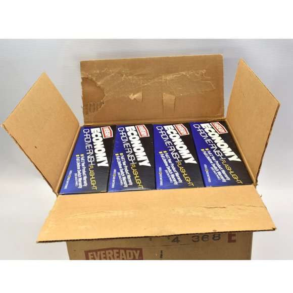 Vintage Eveready Flashlight Economy Chrome Finish NOS - Picture 6 of 7